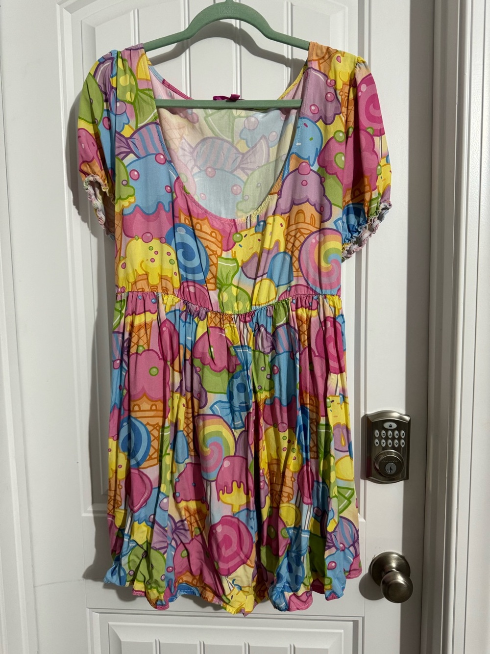 Cute Dolls Kill + Candy Land size 3X babydoll mini dress limited collection
